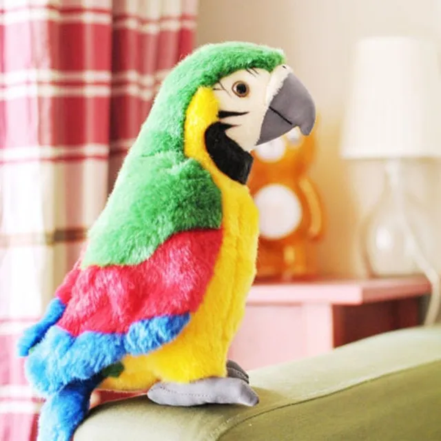 Plyšový mluvící papoušek Arra