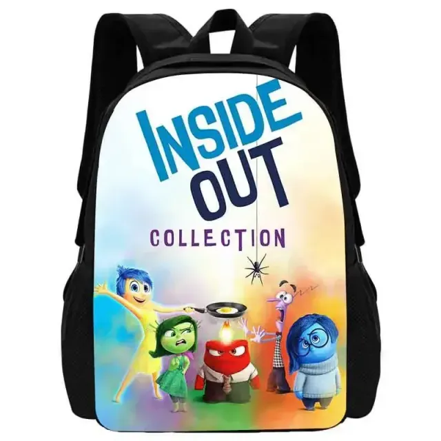 Stylish school backpack with small front pocket in motifs characters from a fairy tale In the head 2 - Inside Out 2