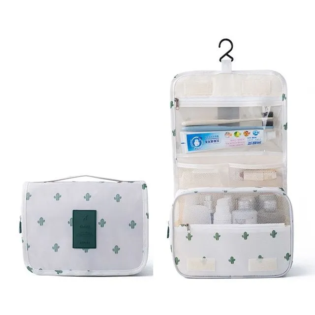 Multifunctional Travel Sanitary Bag with Hanger