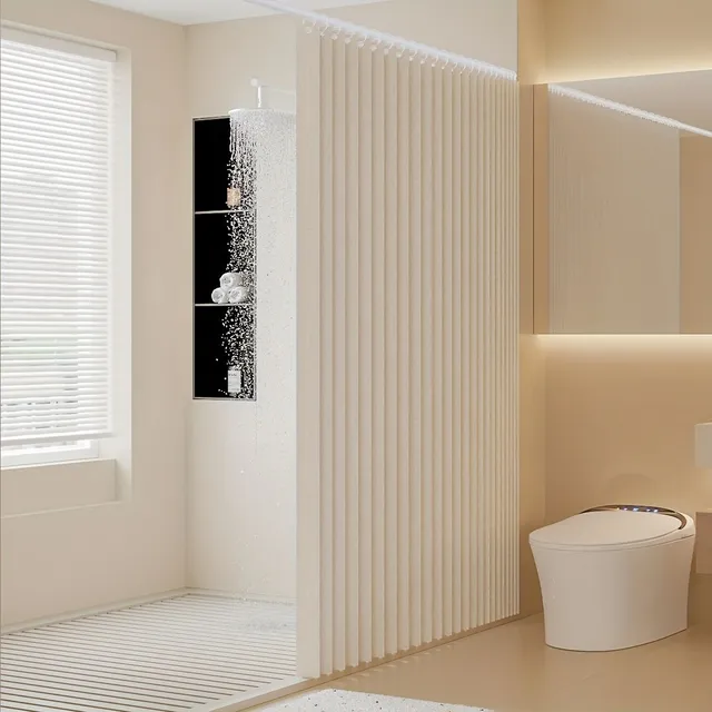 1 pcs Foldable bathroom wall - dry and wet zone, toilet, hotel