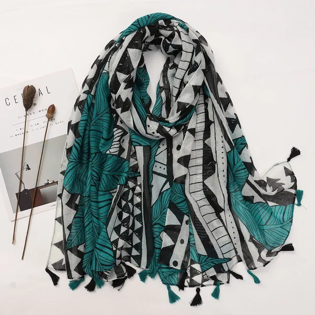 Luxusní jemný šátek s různými vzory
