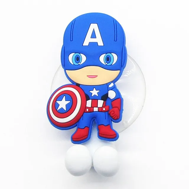 Trendy kids toothbrush holder on suction cup - Superheroes