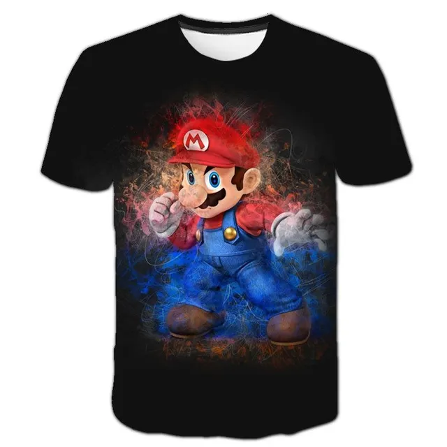 Tricou pentru copii cu design trendy cu Super Mario