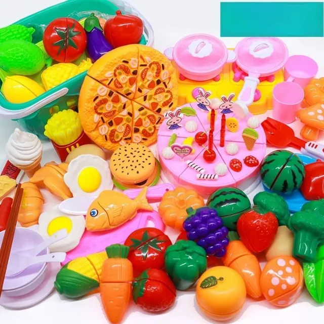 Plastová súprava potravín pre deti na hranie
