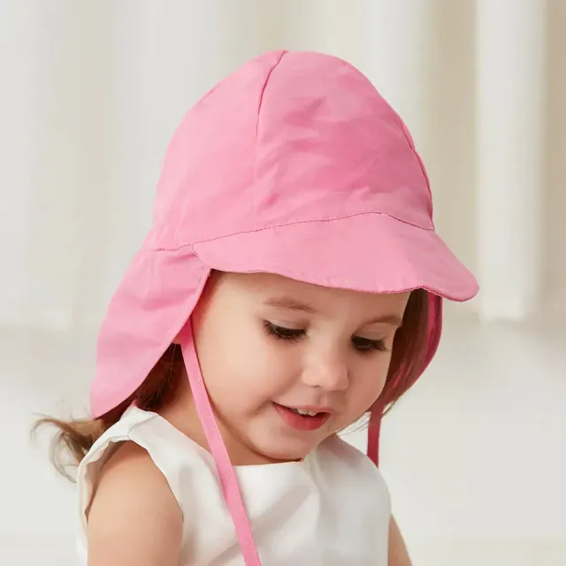 Detské unisex UV čiapky pre bábätká, deti a batoľatá - chránia pred slnkom a vetrom