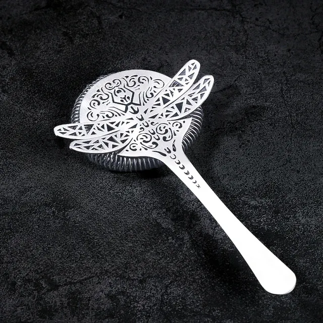 Luxurious stainless steel cocktail sieve - several motif variants