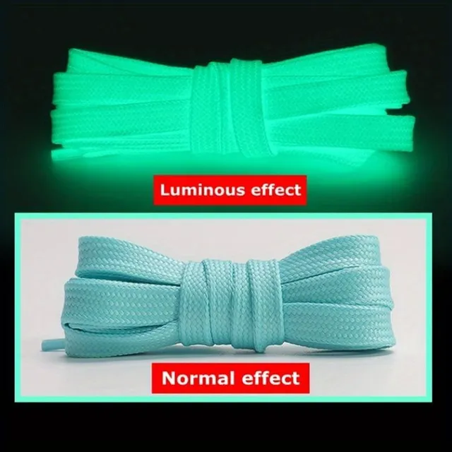 1 pair Lighting flat shoelaces for low canvas shoes, sneakers and casual shoes