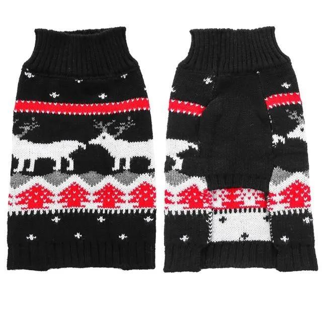 Vianočný sveter pre psov 02 s