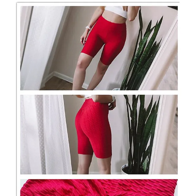 Women's sexy legging shorts with pushup appearance