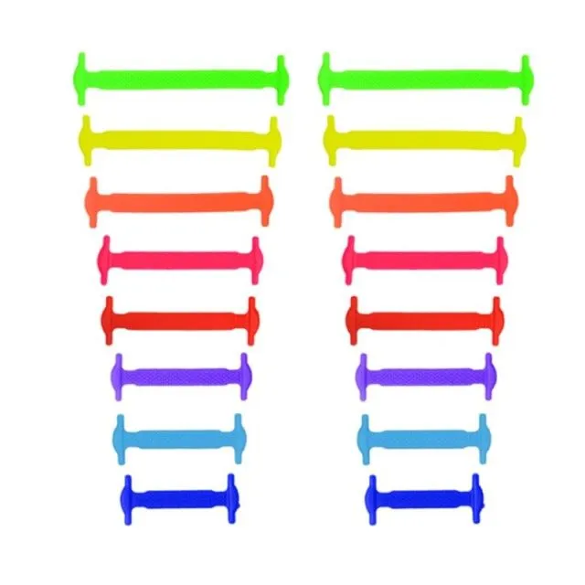Stylowe silikonowe sznurówki - więcej kolorów
