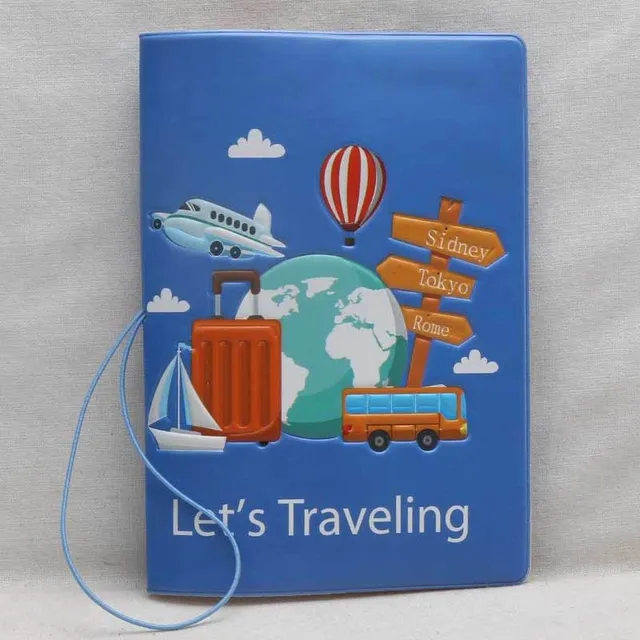 Designer travel passport case in several styles