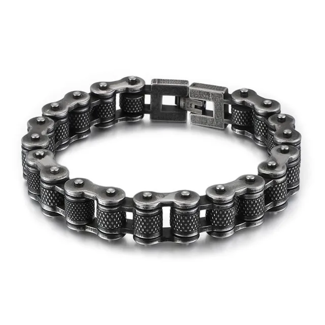 Bracelet pour homme en style chaîne de moto