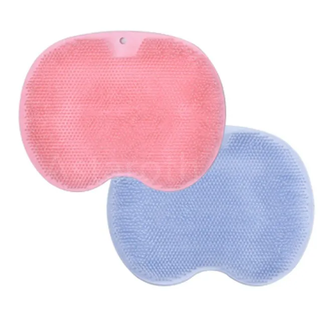 2szt Foot Washing Brush Silicone Bath Massage Foot Pad Shower Massage Bathroom Non-Slip Anti-Slip Foot Washing Pad