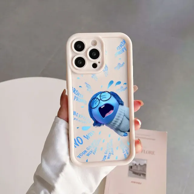 Coque en silicone colorée pour téléphones Samsung avec des motifs des personnages préférés du film Vice-Versa 2 - Inside Out 2