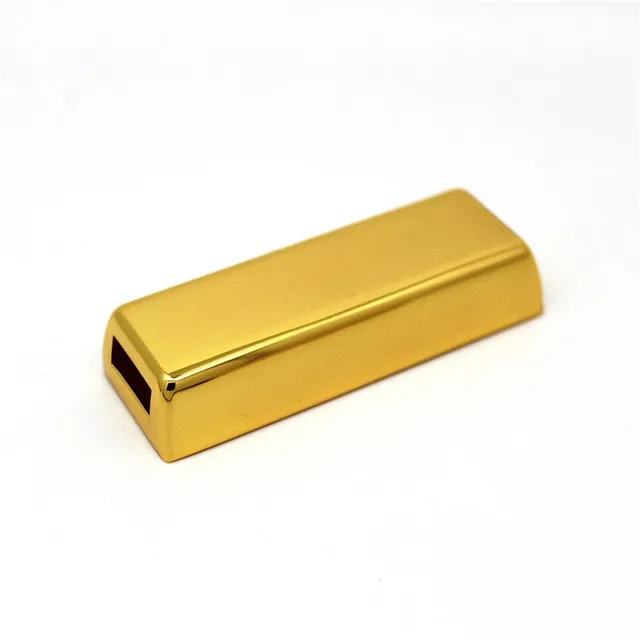 USB flash drive in the shape of a gold brick