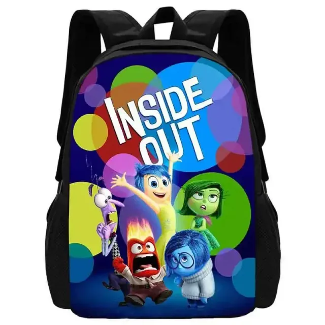 Stylish school backpack with small front pocket in motifs characters from a fairy tale In the head 2 - Inside Out 2