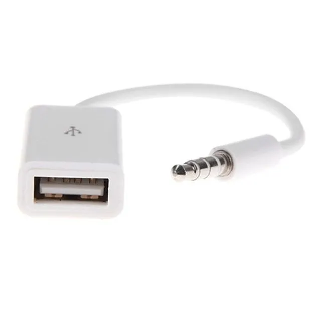 Redukcia AUX 3,5 mm jack na USB