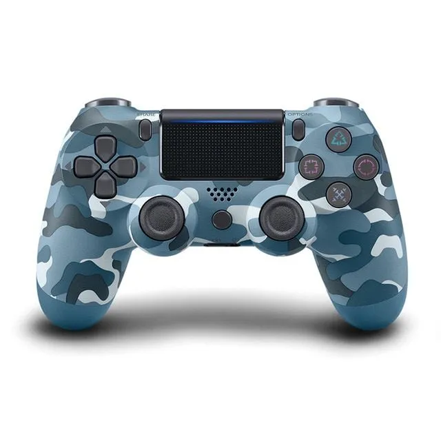 Dizajnový ovládač pre systém PS4 blue-camouflage