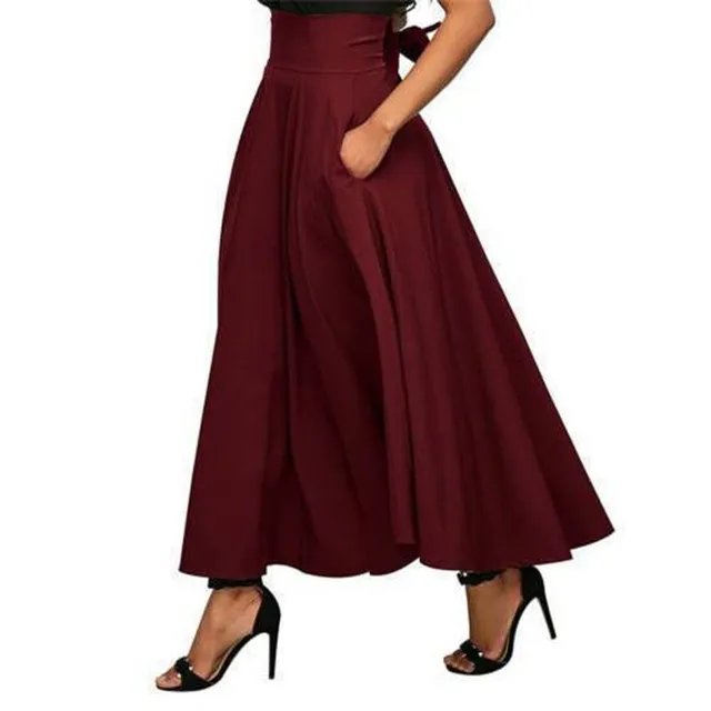 Women's long skirt with pocket Almira