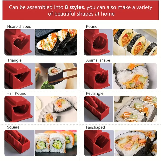 Sushi Set - Vytvoriť domov Sushi jednoduché a rýchle