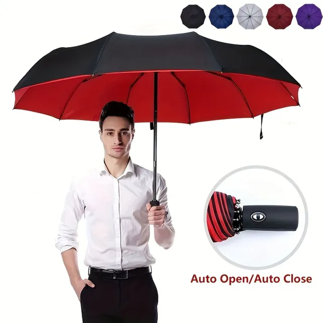 Automatic folding umbrella - windproof