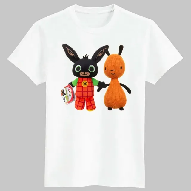 Baby stylish T-shirt with Bing bunny printing and his friends