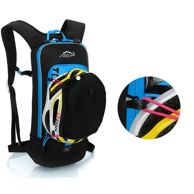 Cycling backpack with 2L hydration bag for outdoor activities