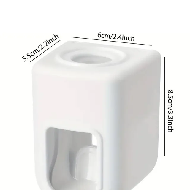Automatický dávkovač zubnej pasty - minimalistický a priestorovo úsporný pomocník v kúpeľni