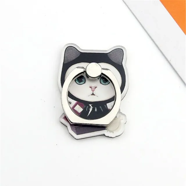 Cute vintage metal PopSockets holder in the shape of a cat