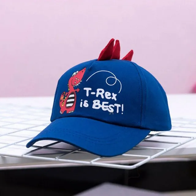 Casquette pour enfant avec dinosaure