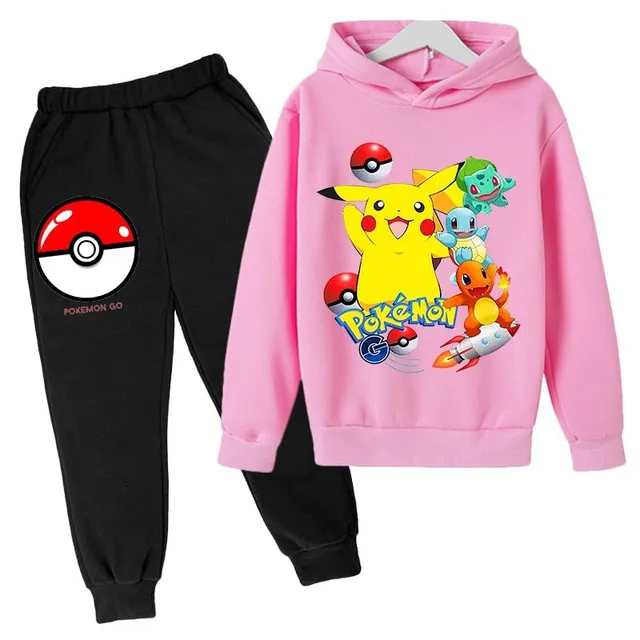 Stylowy dres dla dzieci z motywem Pokémon - różne typy