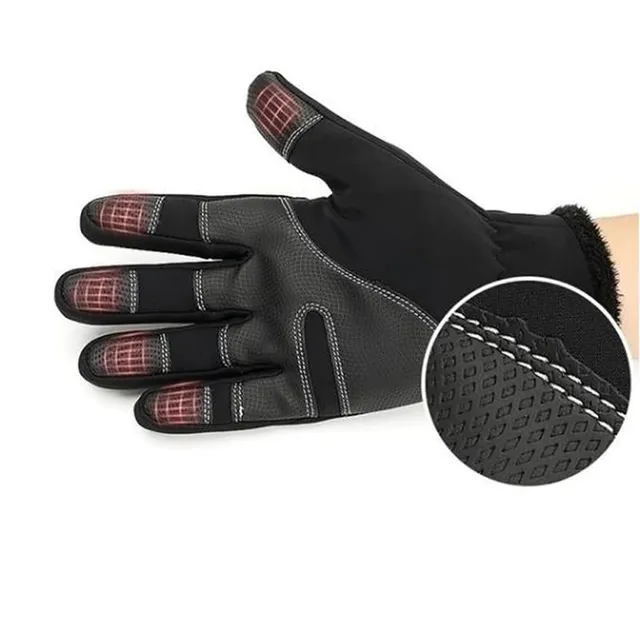 Mănuși unisex încălzite cu degete tactile