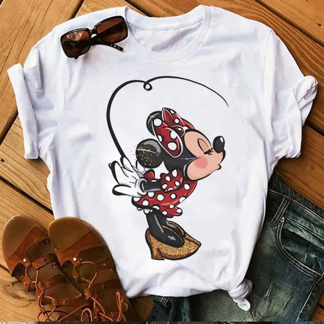 Dámske moderné tričko Mickey Mouse Burch