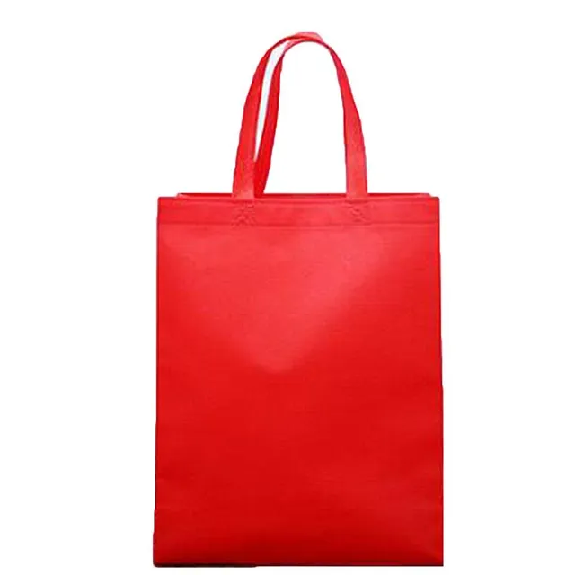 Modern classic single color stylish shopping canvas bag with large ear