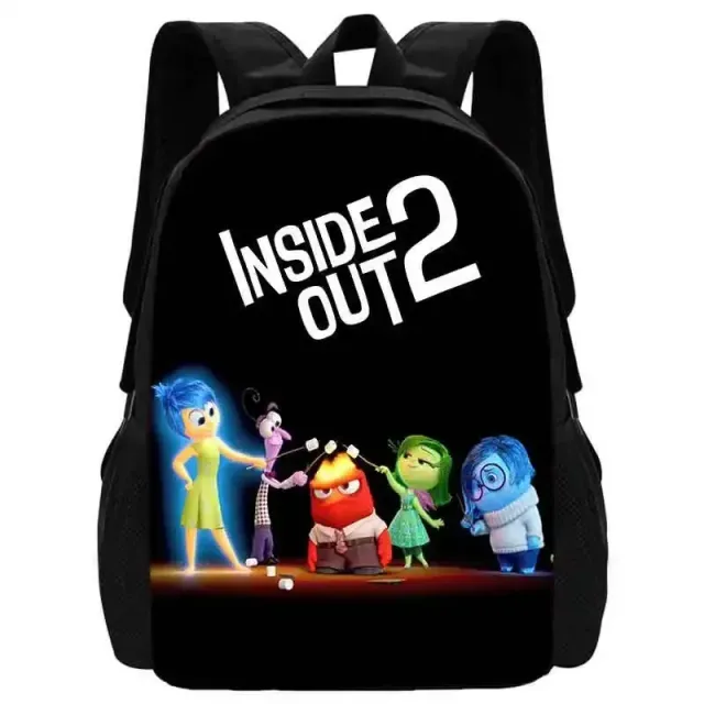 Stylish school backpack with small front pocket in motifs characters from a fairy tale In the head 2 - Inside Out 2