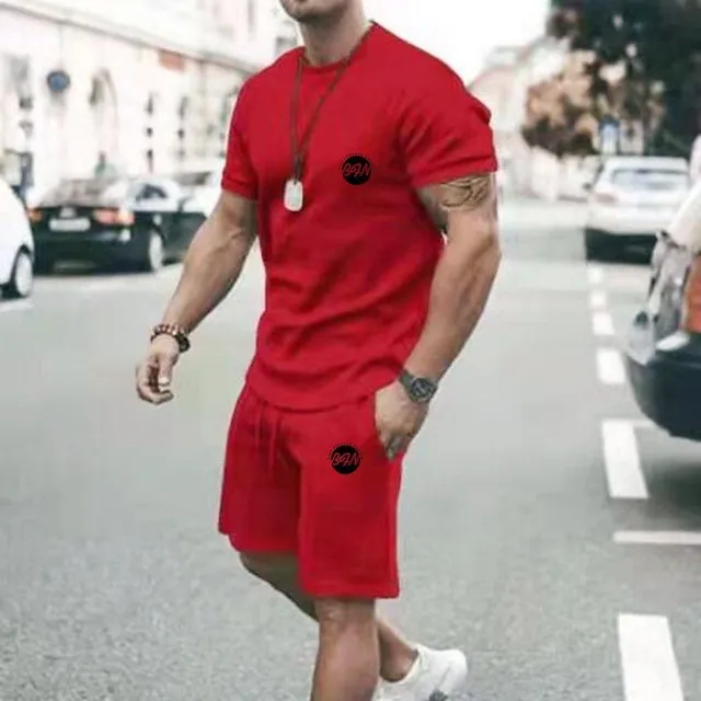 Men's summer clothing set - shorts and t-shirt