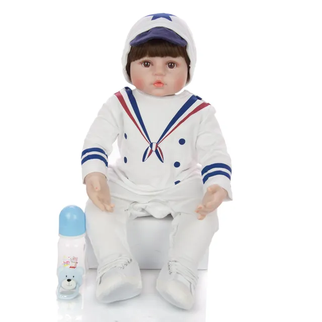 Realistic doll boy 60 cm