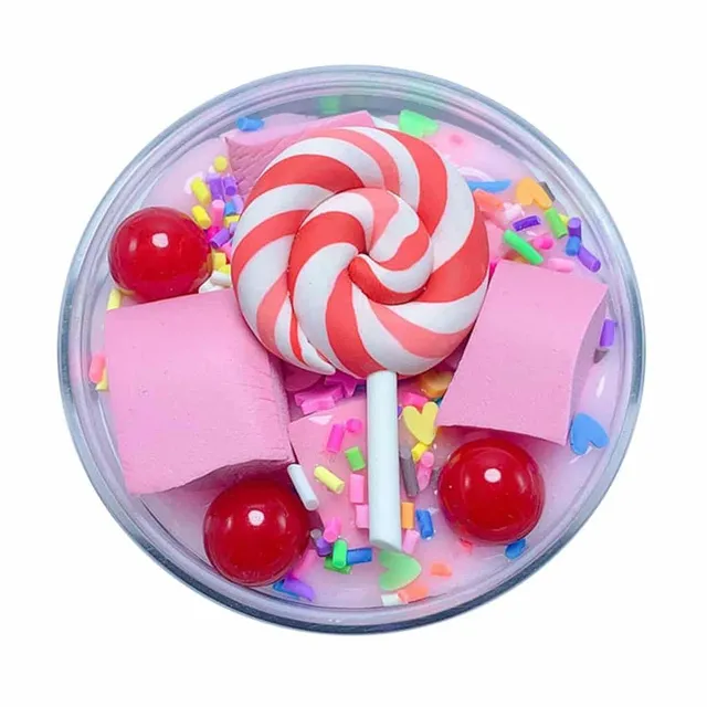 Colorful candy slime