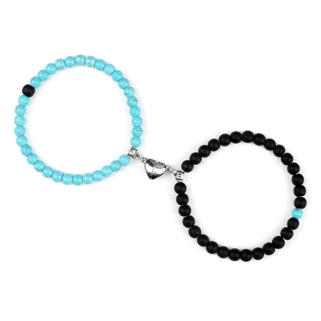 Magnetic bracelets for couples - more variants