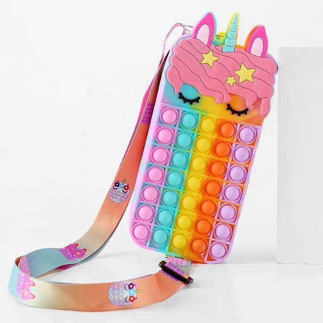 Baby bubble pop-it bag - Unicorn