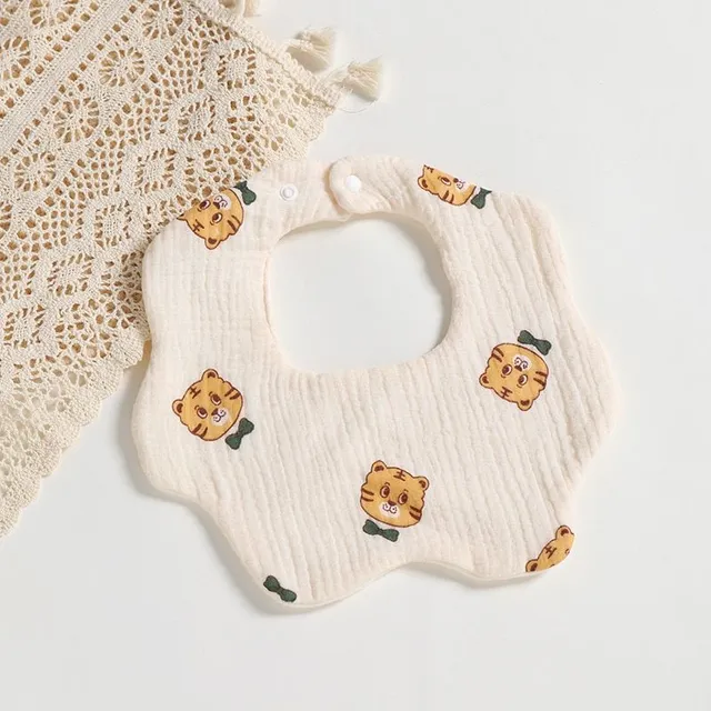 Baby cotton bib - various motifs