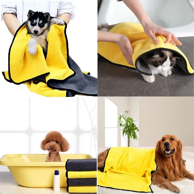 Quick-drying towels for dogs and cats