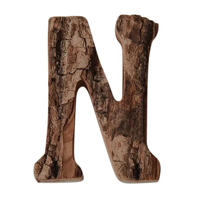 Decorative wooden letter C475