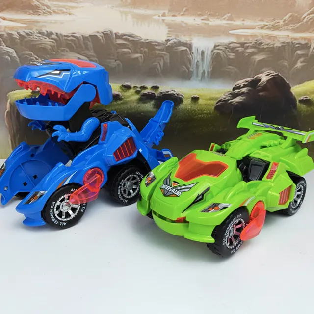 Transformujte auto s dinosaurami