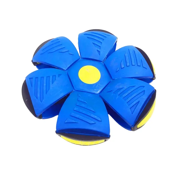 Farfurie zburătoare - Minge din plastic comprimabil pentru copii Flat ball, frisbee magic pentru grădină și apă 23 x 15,5 cm