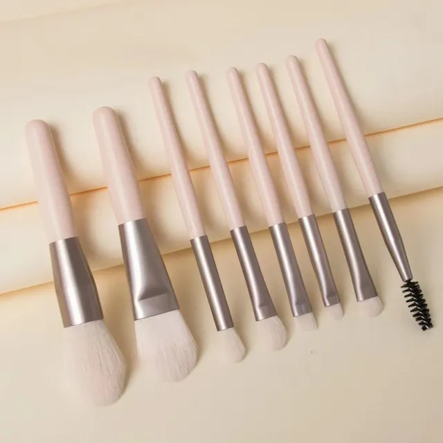 8-piece set of professional brush make-up