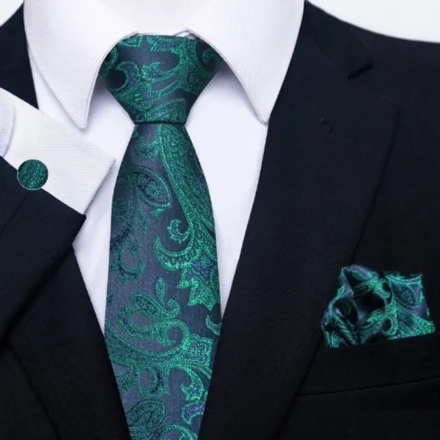 Set elegant pentru bărbați | Cravată, Batistă