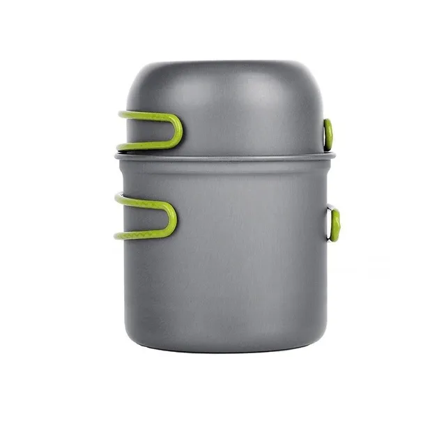 Camping pots black 2 pcs