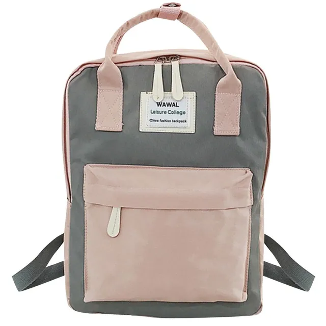 Square trendy backpack