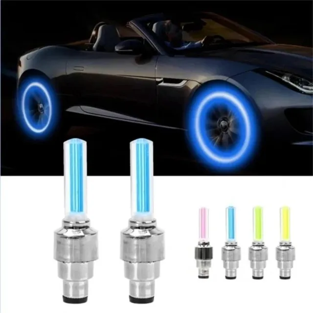 Waterproof LED Lights for Wheels - set of 4 pieces